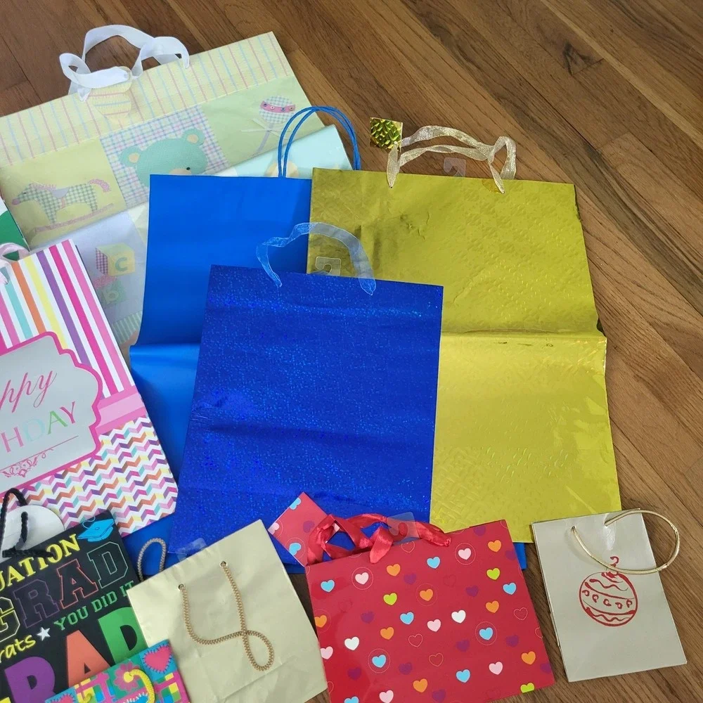 Lot Of Assorted Gift Bags Birthday Baby All Occasions